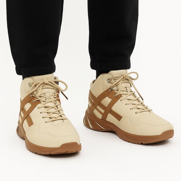 Joomra Men’s Neutral Sneakers – Light Brown & Tan, US 11 - Picture 2 of 7